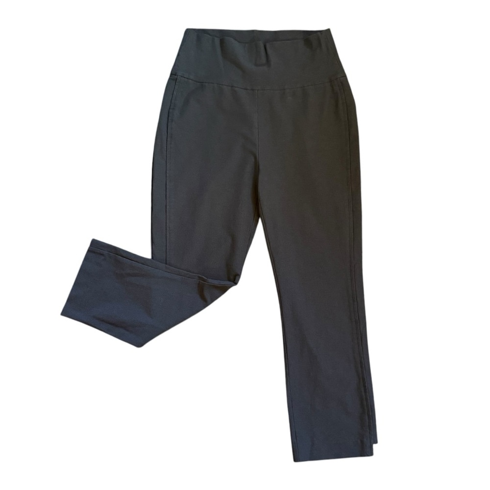 Eileen Fisher Gray High Rise Crop Trouser Pants Business Casual Womens Size XS - Picture 2 of 11
